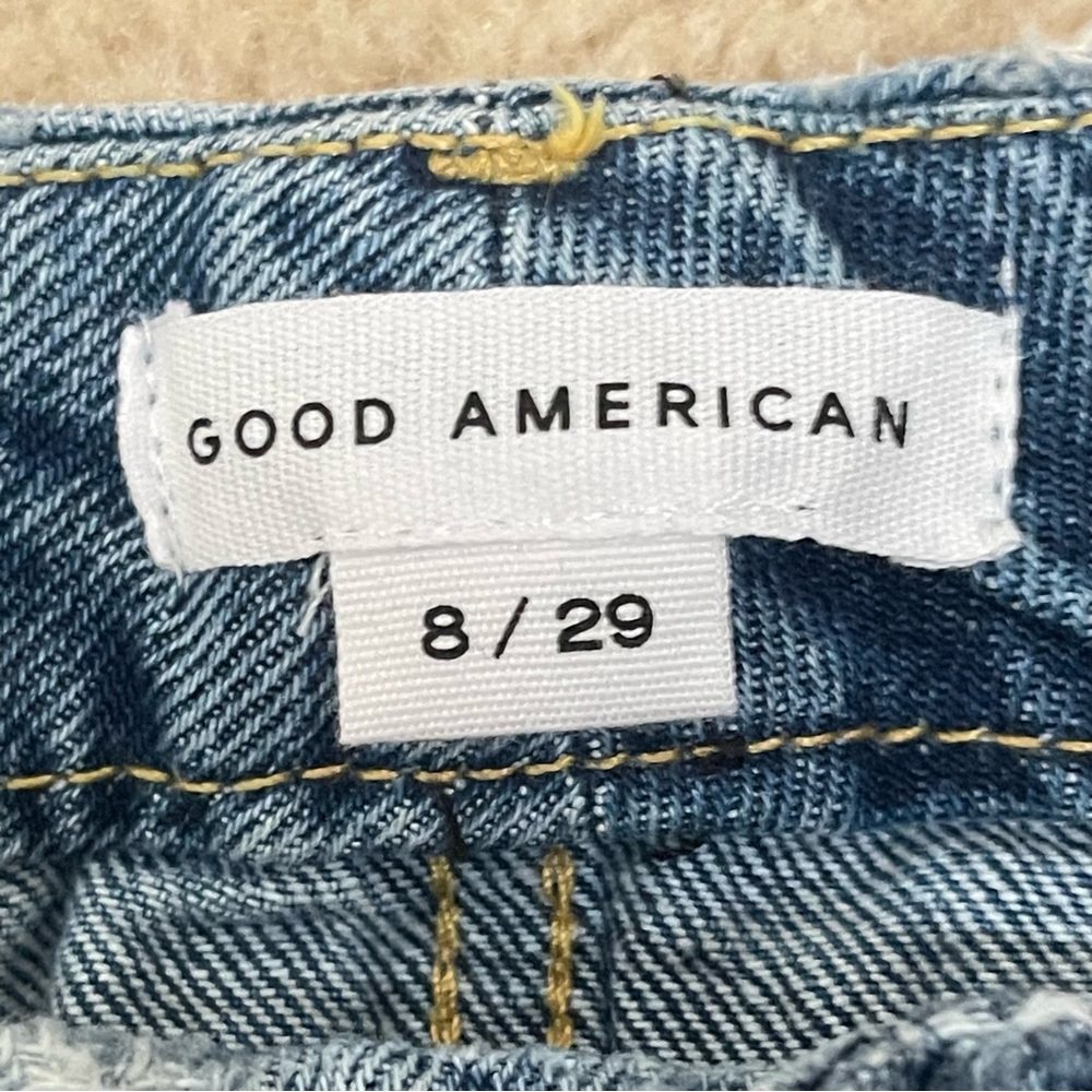 NWT! Good American Women’s Good Boy Boyfriend Straight Leg Jeans - Size 8/29 - Picture 12 of 13
